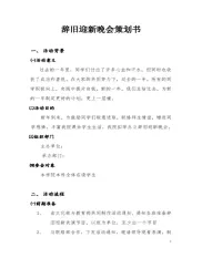 辞旧迎新大会    策划书