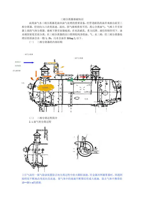 三相分离器基础知识