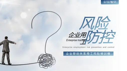 企业劳动关系用工风险防控培训PPT