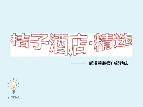 桔子酒店·精选营销策略