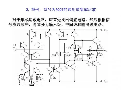 6 集成电路运算放大器摘要