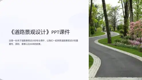 《道路景观设计》课件