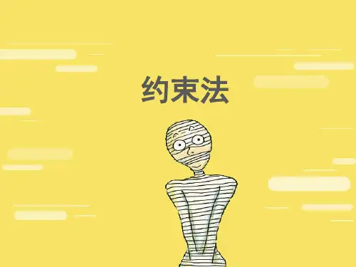 约束法PPT