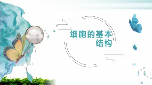 人教版高一生物必修一细胞的基本结构实用课件