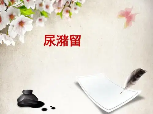 尿潴留的护理PPT课件