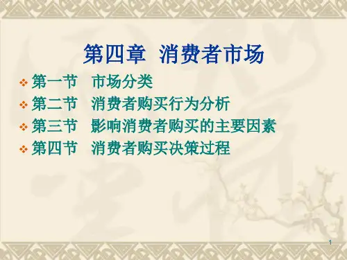 消费者市场PPT课件