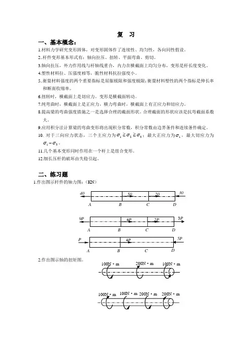 基本概念 材料力学