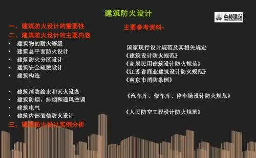 建筑防火设计