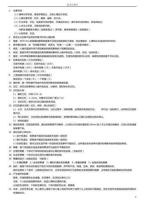 医学心理学