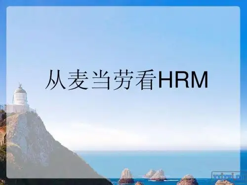 人力资源管理案例ppt