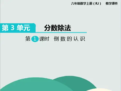 《倒数的认识》数学精品课件 公开课专用PPT