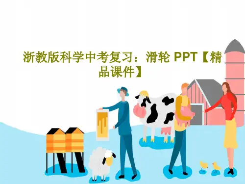 浙教版科学中考复习：滑轮 PPT【精品课件】共47页