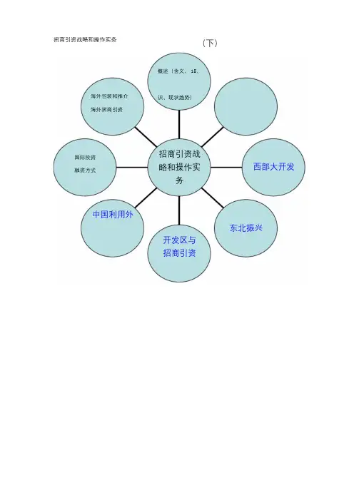 招商引资战略和操作实务(下)