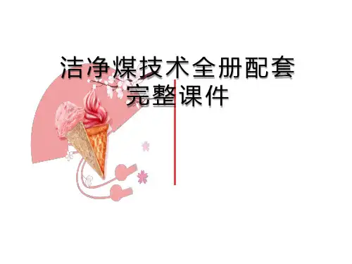 洁净煤技术全册配套完整课件 