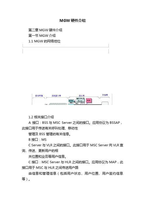 MGW硬件介绍