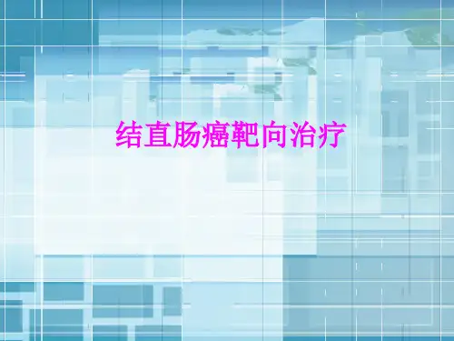 医学结直肠癌靶向治疗专题课件