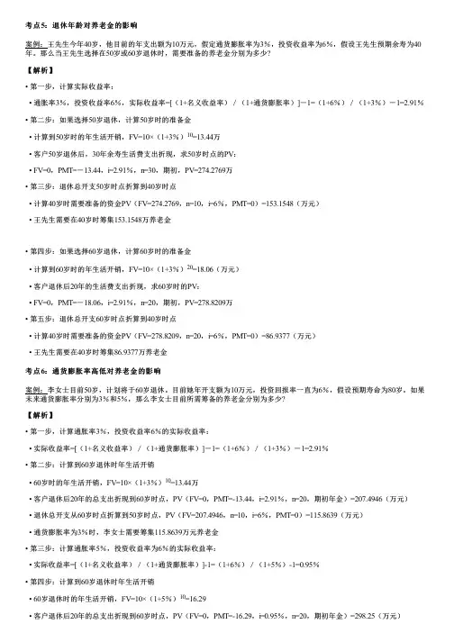 004.退休养老规划(四)