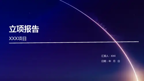 项目立项报告