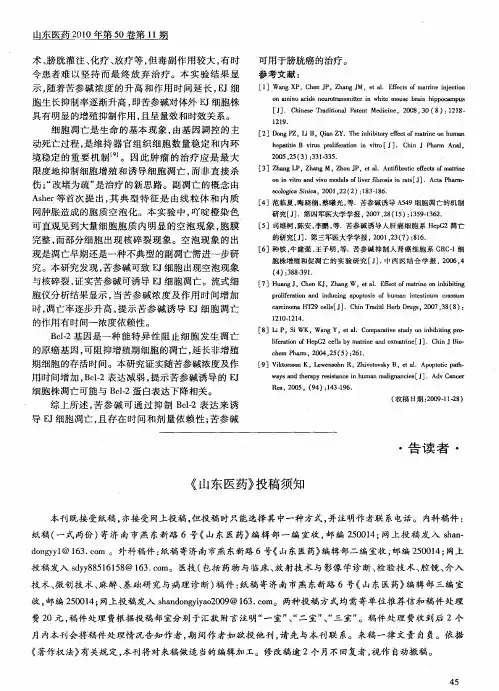 《山东医药》投稿须知
