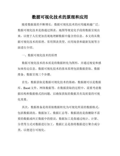 数据可视化技术的原理和应用