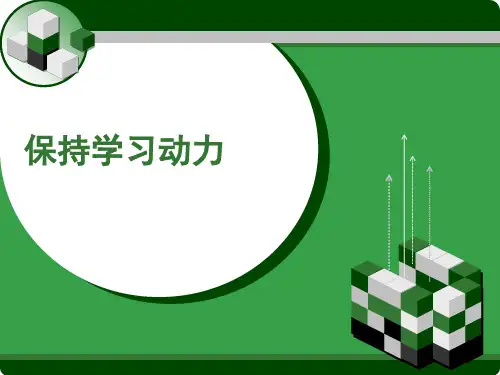 高二上第三课保持学习动力  心理健康 PPT课件