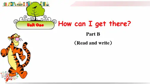 人教版(PEP)英语六年级上册《Part B Read and write》课件