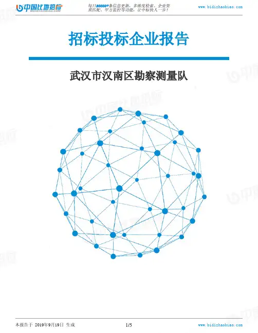 武汉市汉南区勘察测量队_中标190920