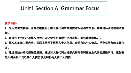 Unit1SectionAGrammarFocus课件人教版(2024)七年级英语上册