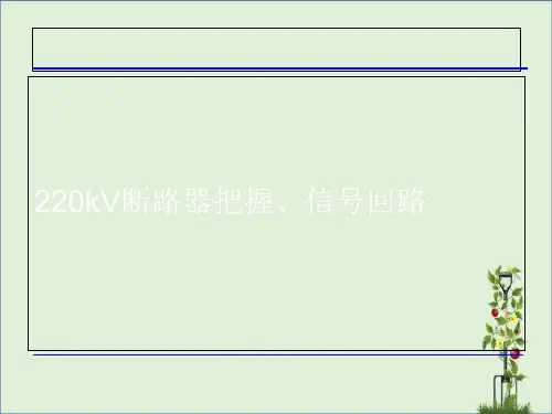 220kV断路器控制回路资料