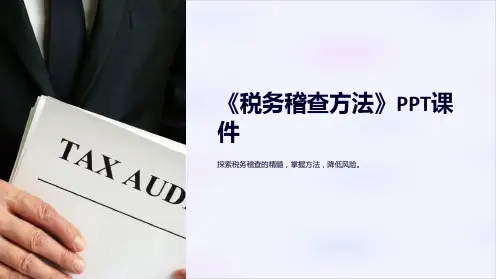 《税务稽查方法》课件