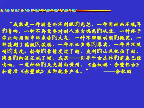 赤壁赋市公开课一等奖市赛课金奖课件