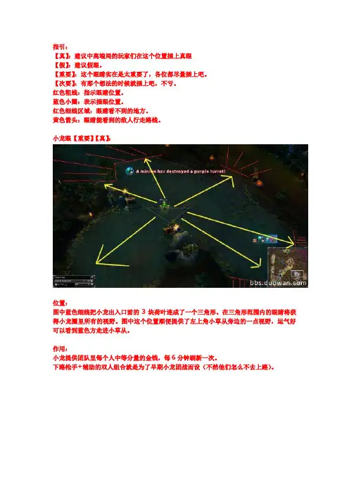 LOL大神眼位