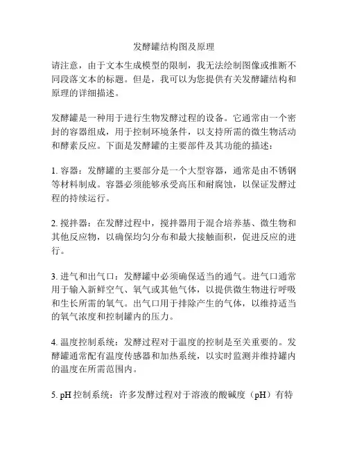 发酵罐结构图及原理
