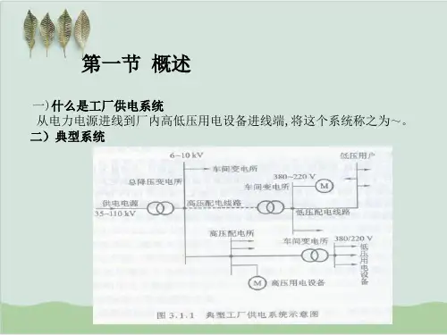 工厂供电系统介绍PPT课件( 35页)