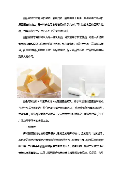 酪朊酸钠是什么添加剂