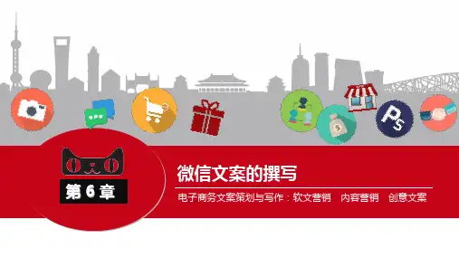 微信文案的撰写培训教材(共62张PPT)