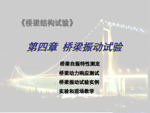 桥梁振动试验