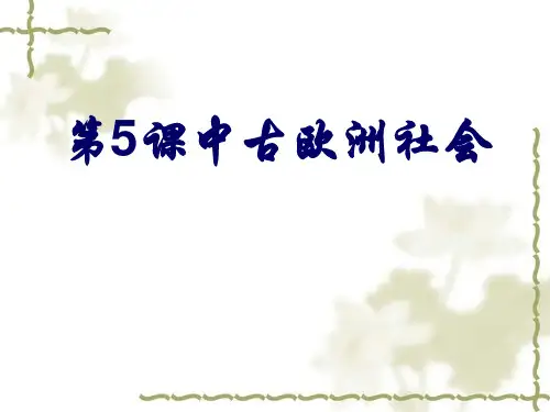 欧洲的封建制度.ppt
