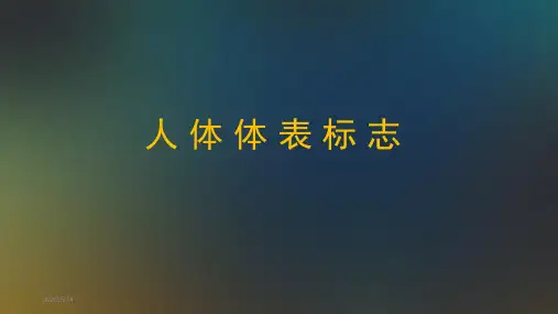 人体形态学测量