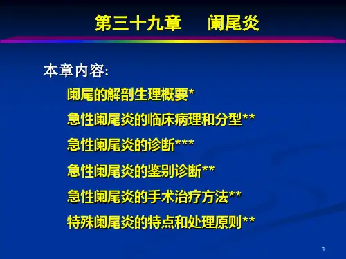 阑尾炎ppt课件