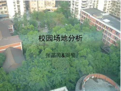 校园场地分析