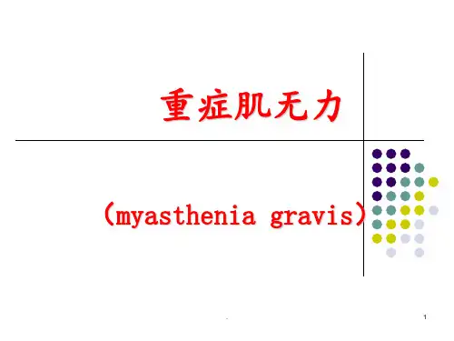 神经内科重症肌无力 ppt课件