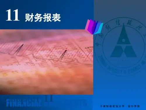chapter11财务报表ppt课件