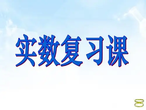 第13章 实数复习课件