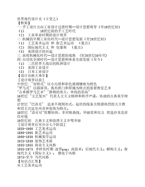世界现代设计史(王受之)