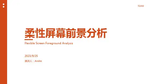 2022年柔性屏幕前景与未来分析