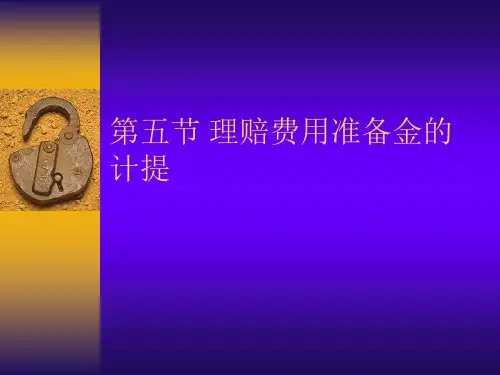 非寿险第十三讲