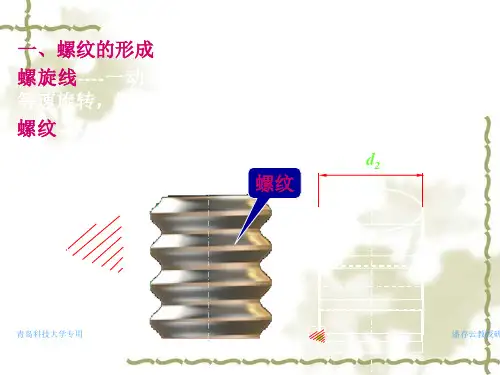 机械设计之螺纹联接与螺旋传动(ppt 87页)