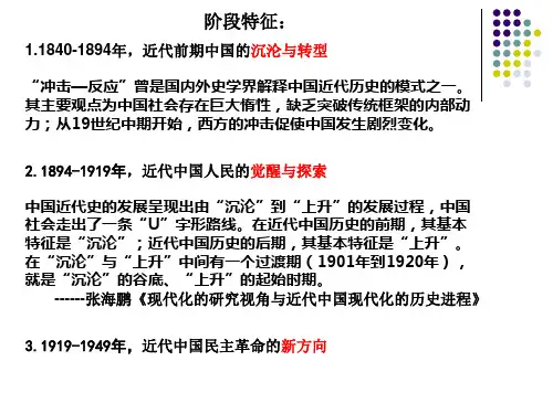 近代中国的觉醒与探索