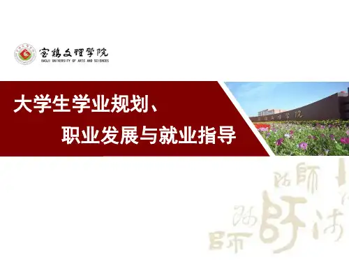 学业规划、职业发展与就业指导